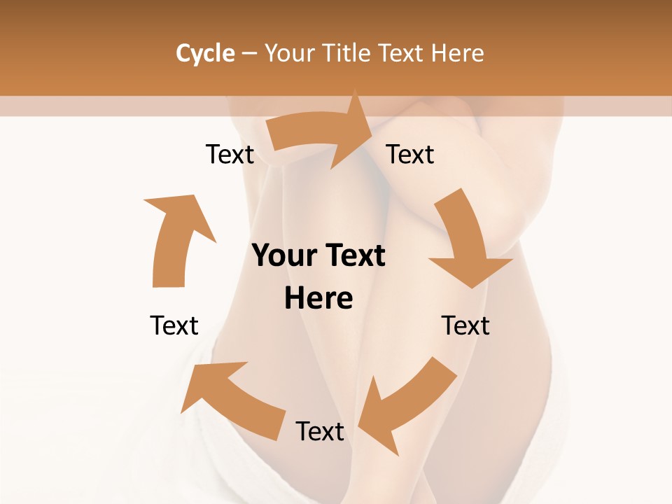 Portrait Of Beautiful Woman Before Spa Treatment PowerPoint Template