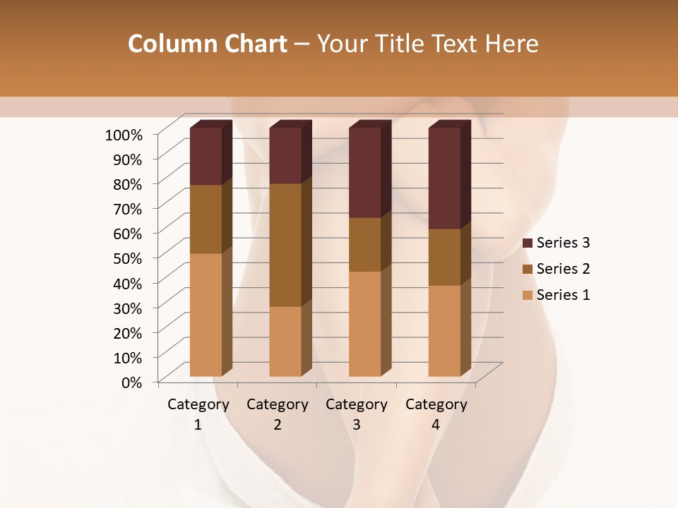 Portrait Of Beautiful Woman Before Spa Treatment PowerPoint Template