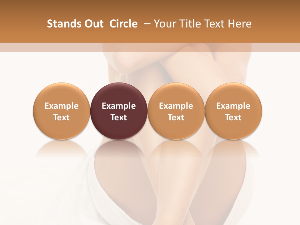 Portrait Of Beautiful Woman Before Spa Treatment PowerPoint Template