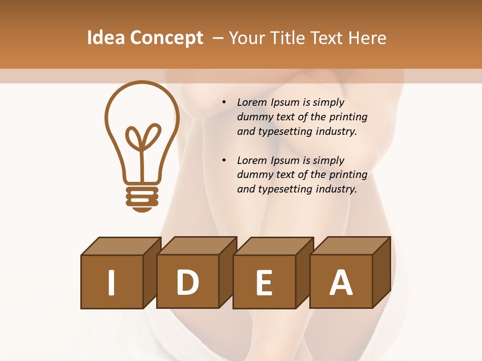 Portrait Of Beautiful Woman Before Spa Treatment PowerPoint Template