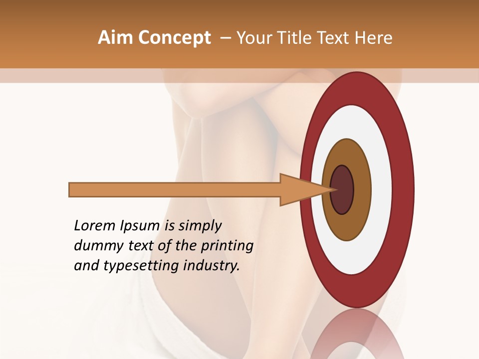 Portrait Of Beautiful Woman Before Spa Treatment PowerPoint Template