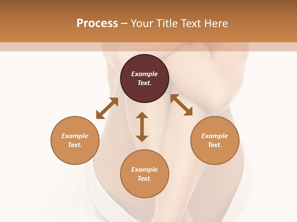 Portrait Of Beautiful Woman Before Spa Treatment PowerPoint Template