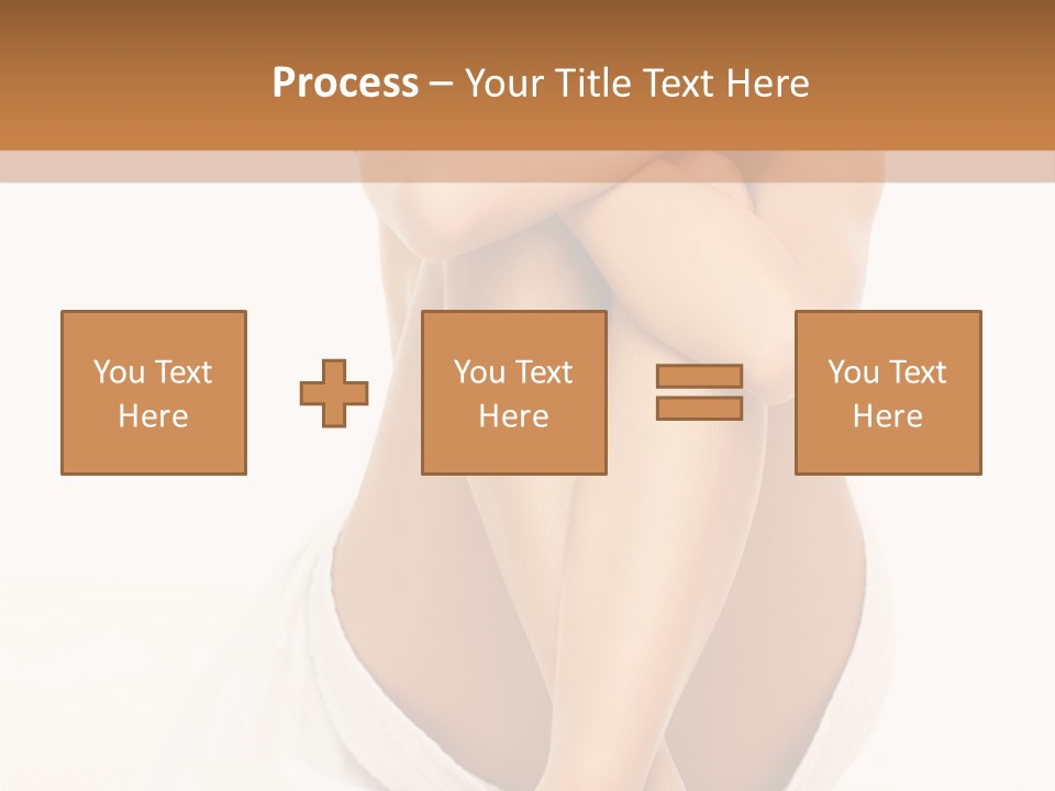 Portrait Of Beautiful Woman Before Spa Treatment PowerPoint Template