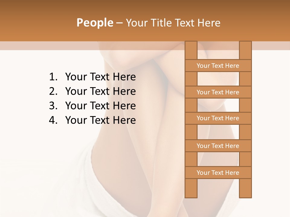 Portrait Of Beautiful Woman Before Spa Treatment PowerPoint Template