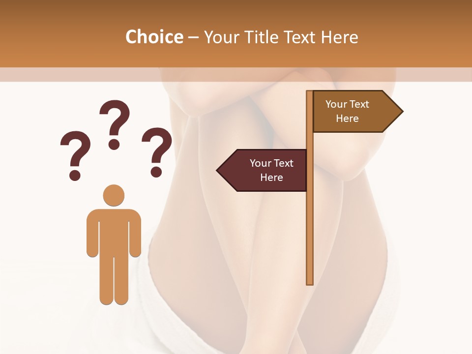 Portrait Of Beautiful Woman Before Spa Treatment PowerPoint Template