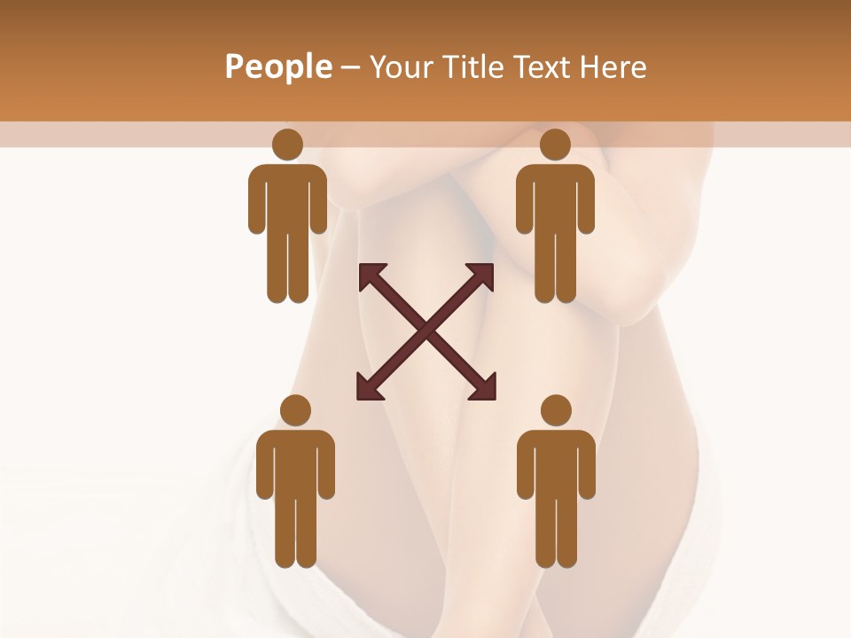 Portrait Of Beautiful Woman Before Spa Treatment PowerPoint Template