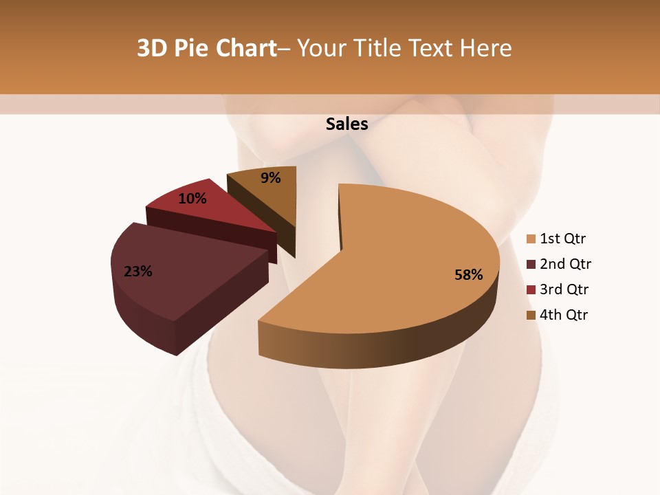 Portrait Of Beautiful Woman Before Spa Treatment PowerPoint Template