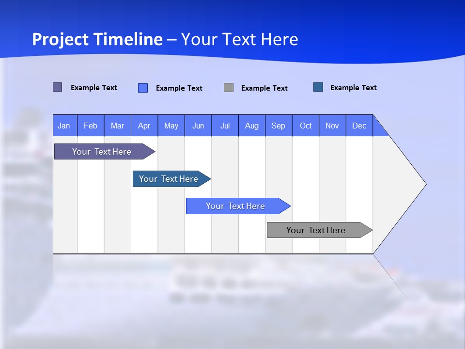 A Cruise Ship In The Water With A Blue Background PowerPoint Template