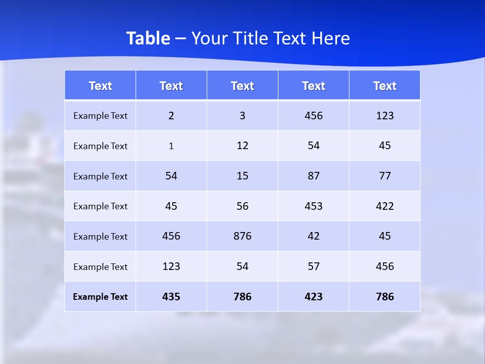 A Cruise Ship In The Water With A Blue Background PowerPoint Template