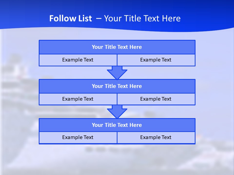 A Cruise Ship In The Water With A Blue Background PowerPoint Template