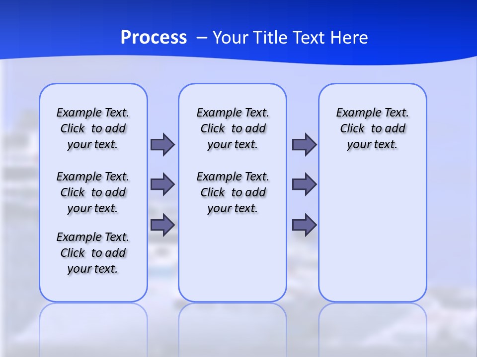 A Cruise Ship In The Water With A Blue Background PowerPoint Template