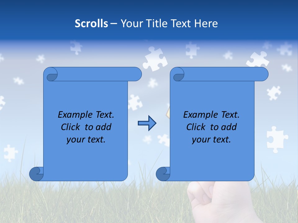 Tasty Dish From Sea Products PowerPoint Template