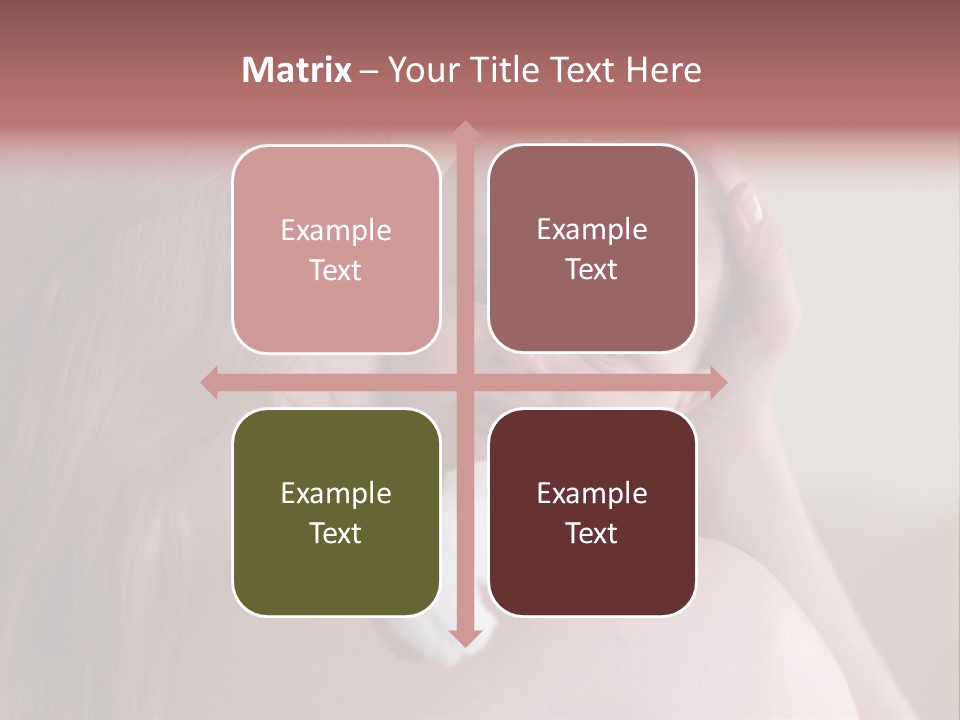 Mum Embraces The Small Son PowerPoint Template