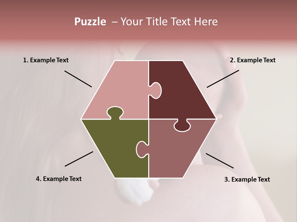 Mum Embraces The Small Son PowerPoint Template