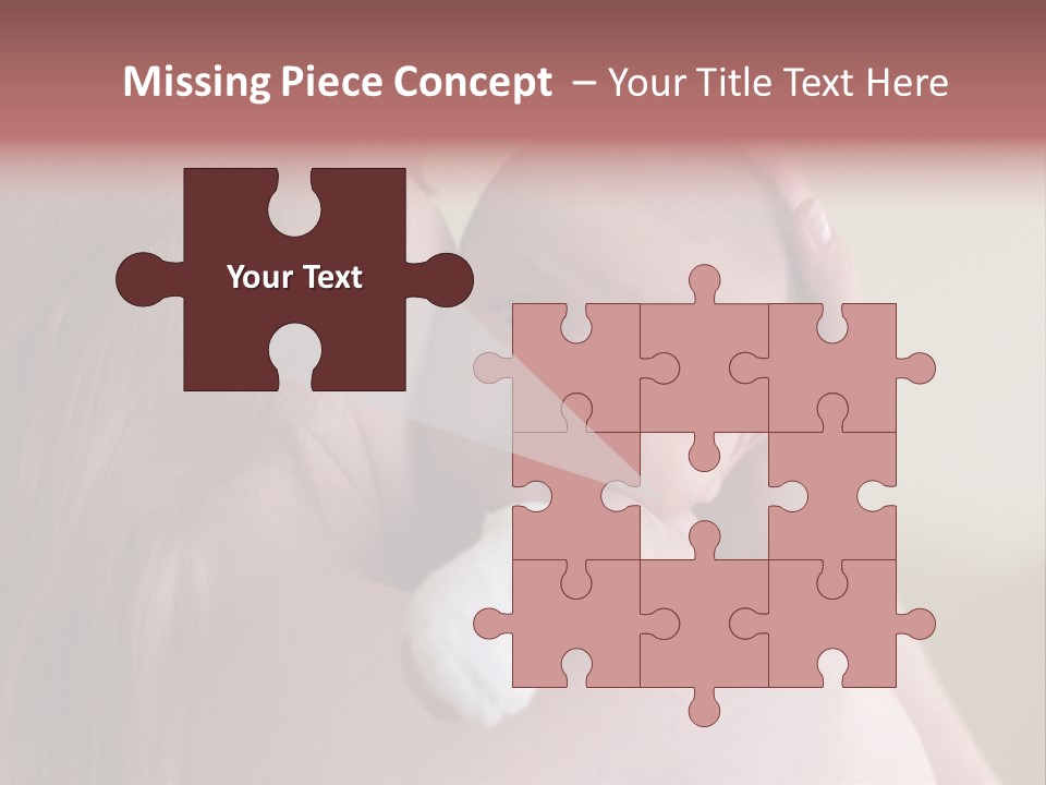 Mum Embraces The Small Son PowerPoint Template