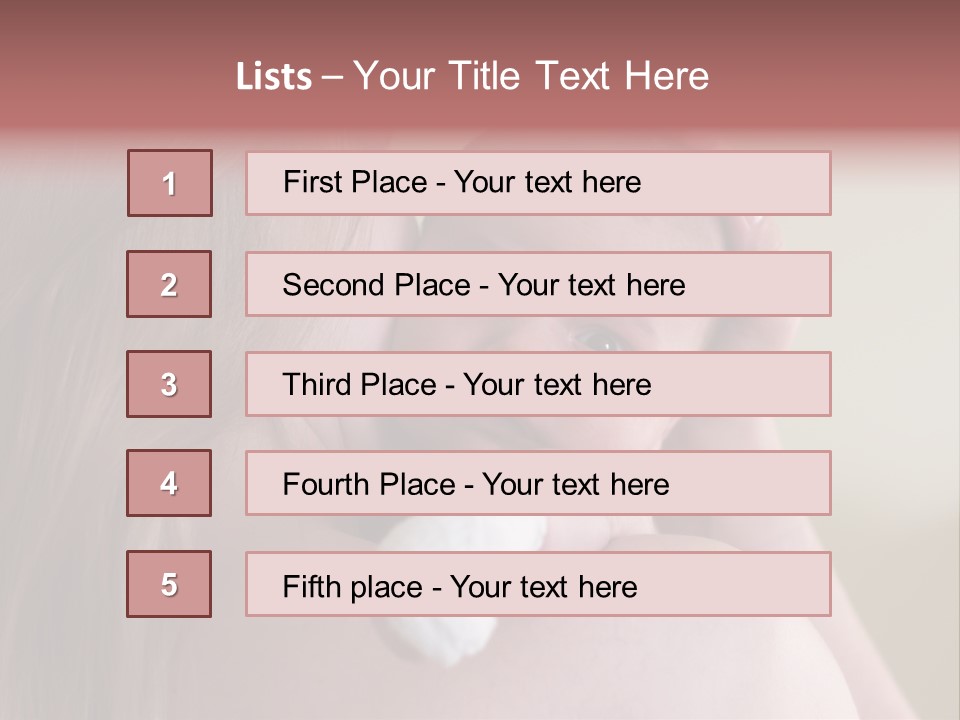 Mum Embraces The Small Son PowerPoint Template