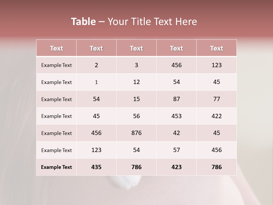 Mum Embraces The Small Son PowerPoint Template