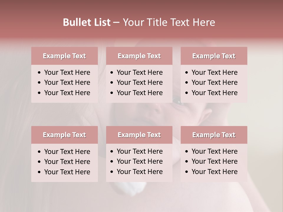 Mum Embraces The Small Son PowerPoint Template