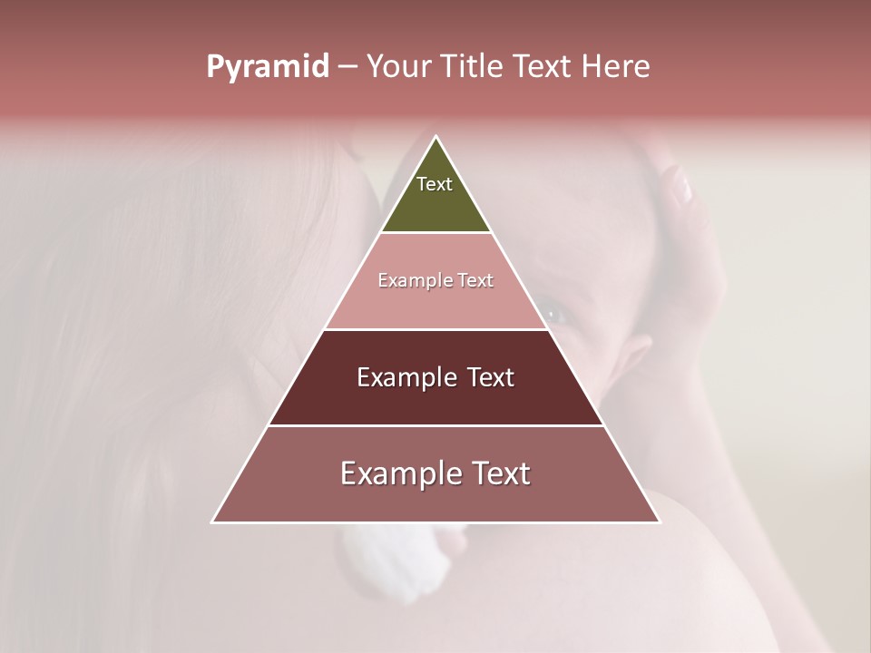 Mum Embraces The Small Son PowerPoint Template