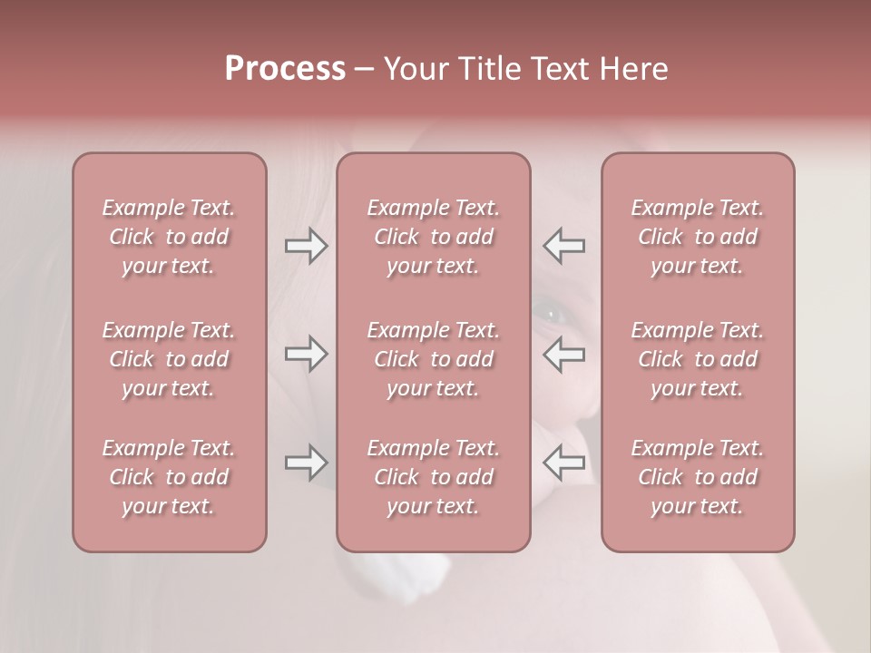 Mum Embraces The Small Son PowerPoint Template
