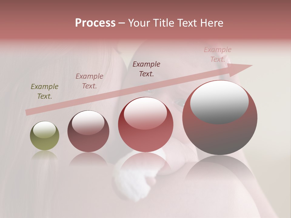 Mum Embraces The Small Son PowerPoint Template