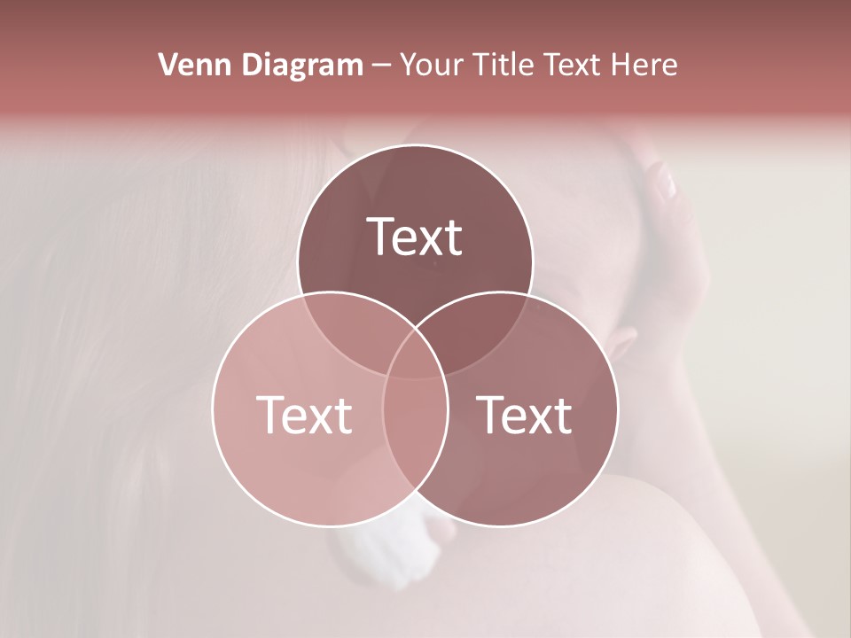 Mum Embraces The Small Son PowerPoint Template