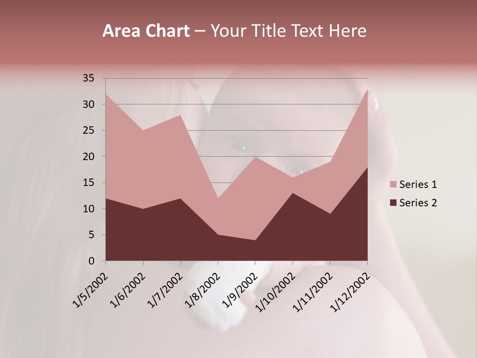Mum Embraces The Small Son PowerPoint Template