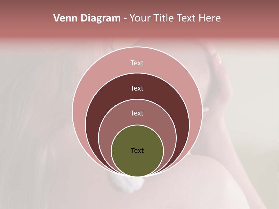 Mum Embraces The Small Son PowerPoint Template