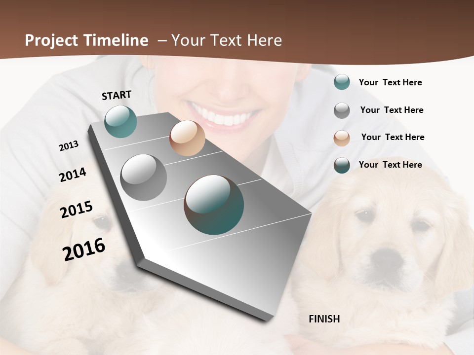 Catching The Yoga Balance PowerPoint Template