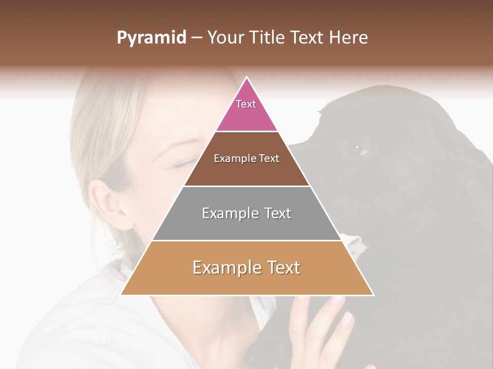 A Woman Kissing A Dog With Her Mouth Open PowerPoint Template