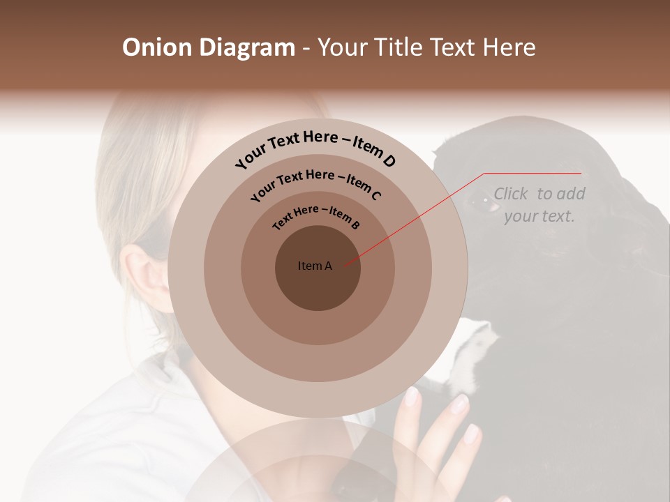 A Woman Kissing A Dog With Her Mouth Open PowerPoint Template