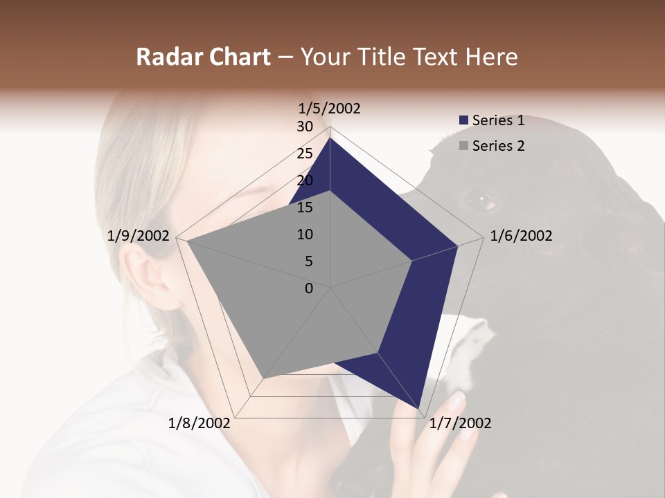 A Woman Kissing A Dog With Her Mouth Open PowerPoint Template