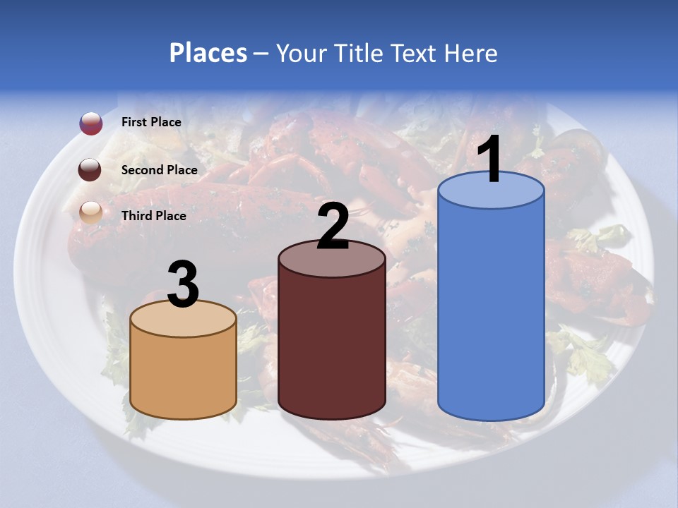 Tasty Dish From Sea Products PowerPoint Template