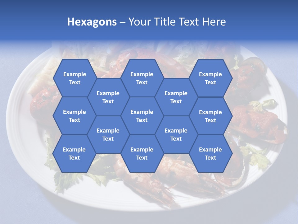 Tasty Dish From Sea Products PowerPoint Template