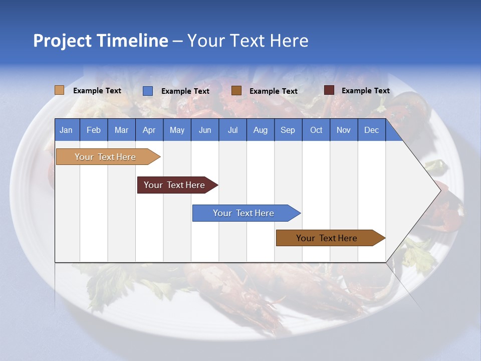 Tasty Dish From Sea Products PowerPoint Template