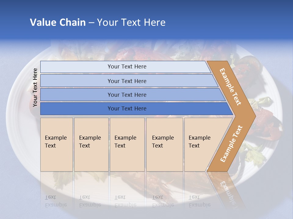 Tasty Dish From Sea Products PowerPoint Template