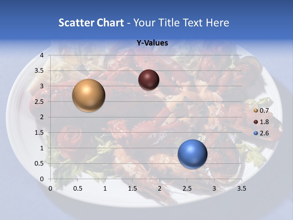 Tasty Dish From Sea Products PowerPoint Template