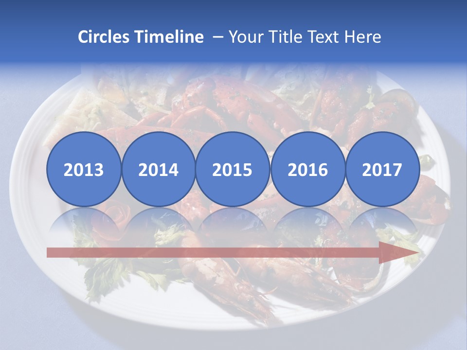 Tasty Dish From Sea Products PowerPoint Template