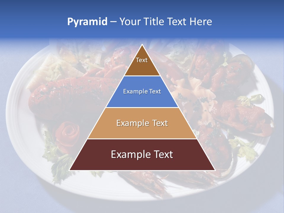 Tasty Dish From Sea Products PowerPoint Template