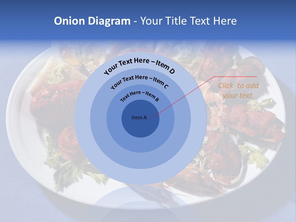 Tasty Dish From Sea Products PowerPoint Template