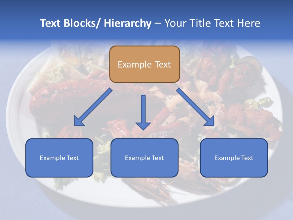 Tasty Dish From Sea Products PowerPoint Template