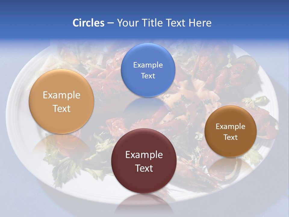 Tasty Dish From Sea Products PowerPoint Template