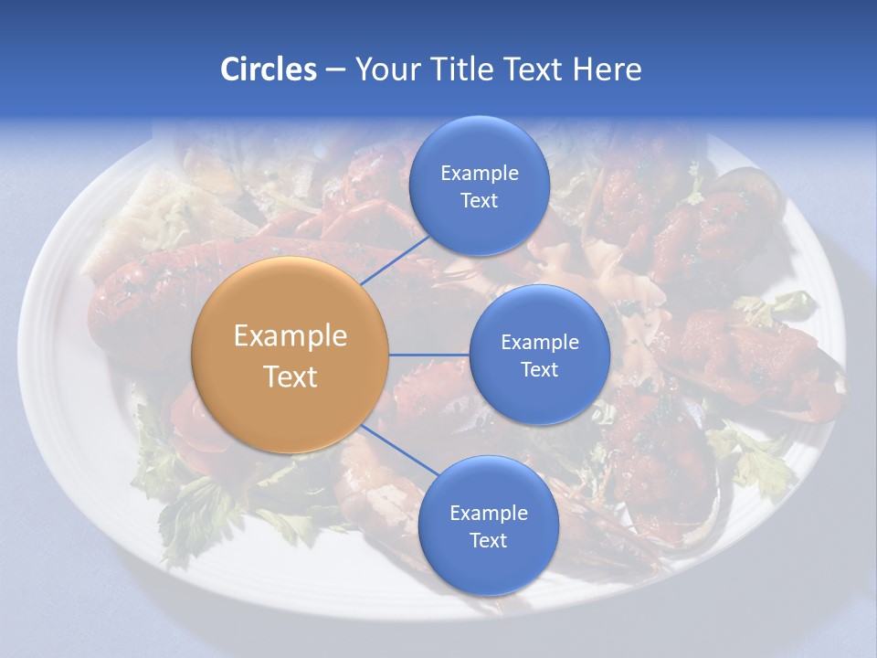 Tasty Dish From Sea Products PowerPoint Template