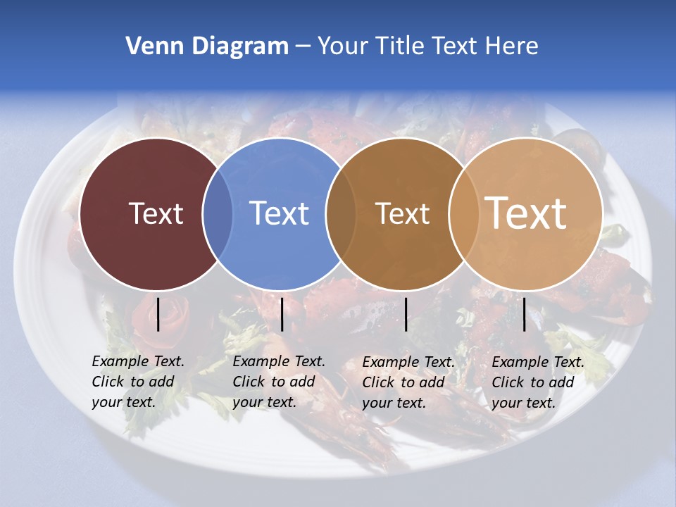 Tasty Dish From Sea Products PowerPoint Template