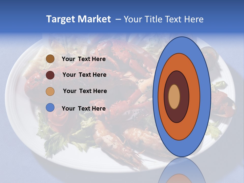 Tasty Dish From Sea Products PowerPoint Template