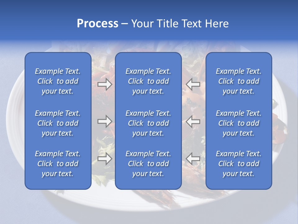 Tasty Dish From Sea Products PowerPoint Template