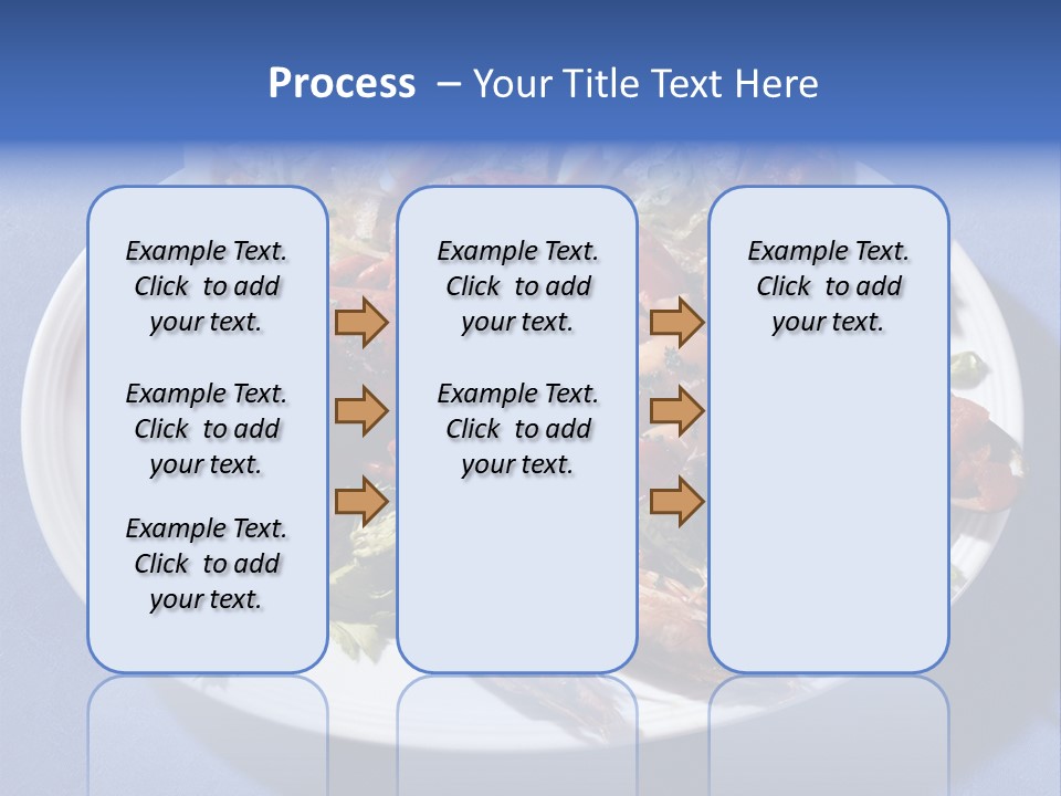 Tasty Dish From Sea Products PowerPoint Template