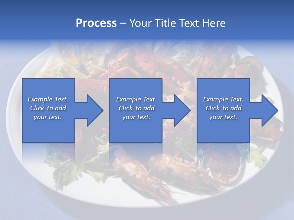 Tasty Dish From Sea Products PowerPoint Template
