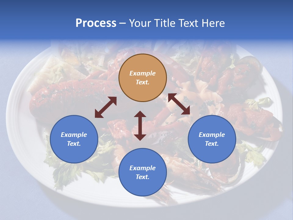 Tasty Dish From Sea Products PowerPoint Template