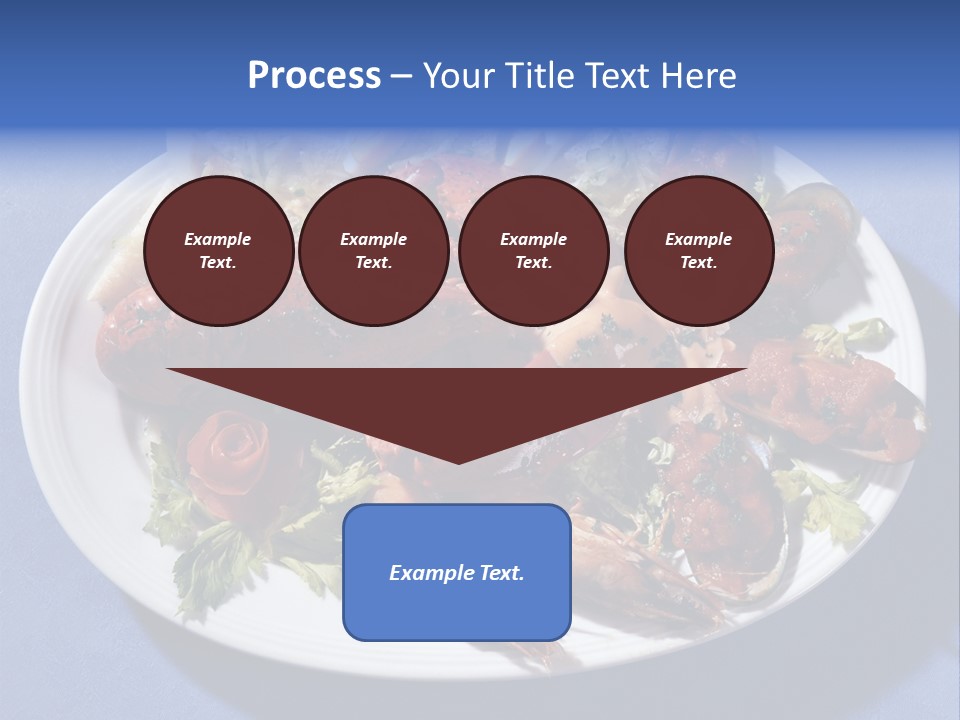 Tasty Dish From Sea Products PowerPoint Template